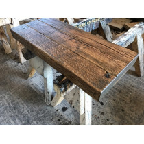 8cm! Altholz-Stil, Used-Look, Industrial, Waschtisch, Tischplatte, Antik, STRUKTUR, Eiche, 120x53x8cm